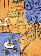 Henri Matisse Yellow and blue oil painting on canvas